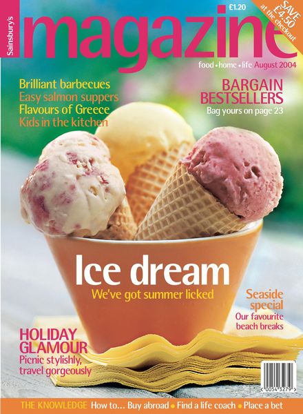 Sainsbury’s Magazine – August 2004