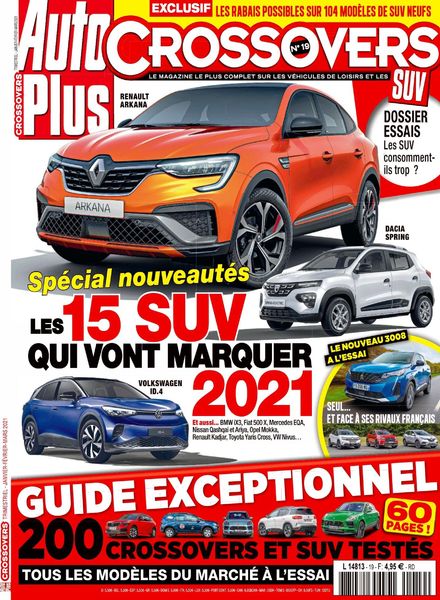 Auto Plus – Hors-Serie Crossovers – Janvier-Mars 2021