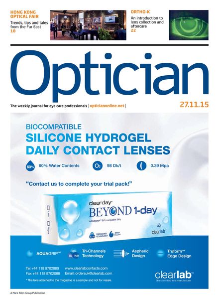 Optician – 27 November 2015