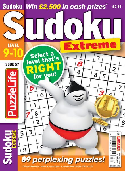 PuzzleLife Sudoku Extreme – December 2020