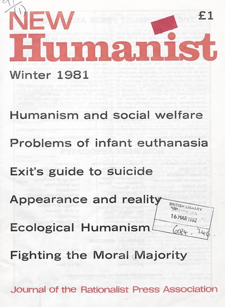 New Humanist – Winter 1981