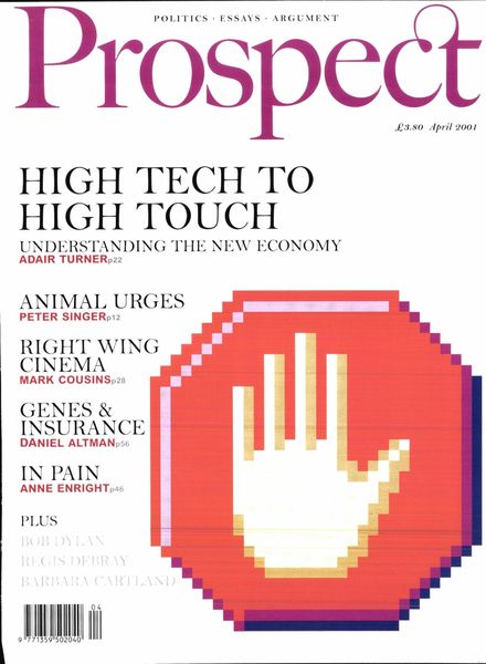 Prospect Magazine – April 2001