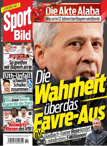 SPORT BILD – 16 Dezember 2020