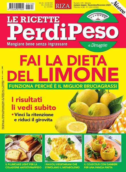 Le Ricette PerdiPeso – Novembre 2020