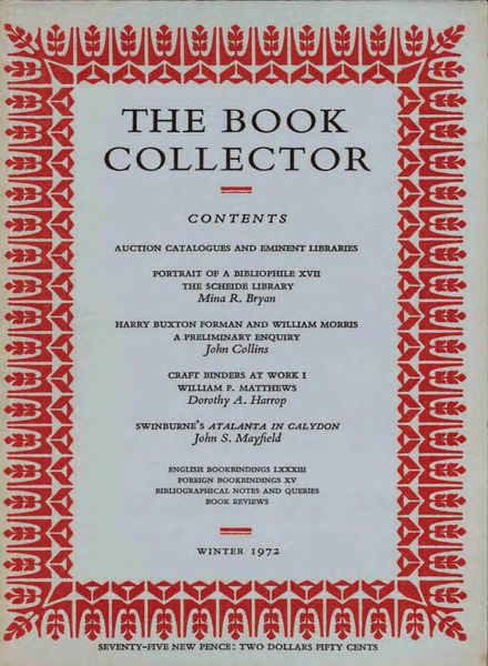 The Book Collector – Winter 1972