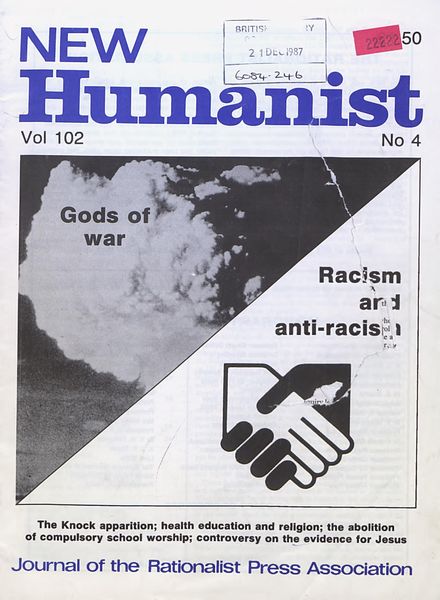 New Humanist – December 1987