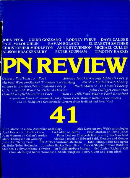 PN Review – January – February 1985