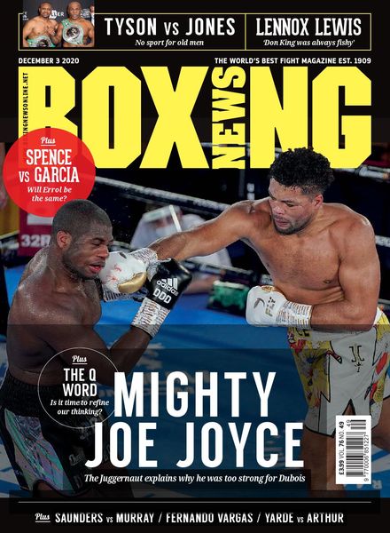Boxing News – 3 December 2020