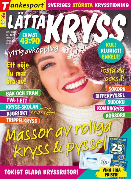 Latta kryss – 29 december 2020