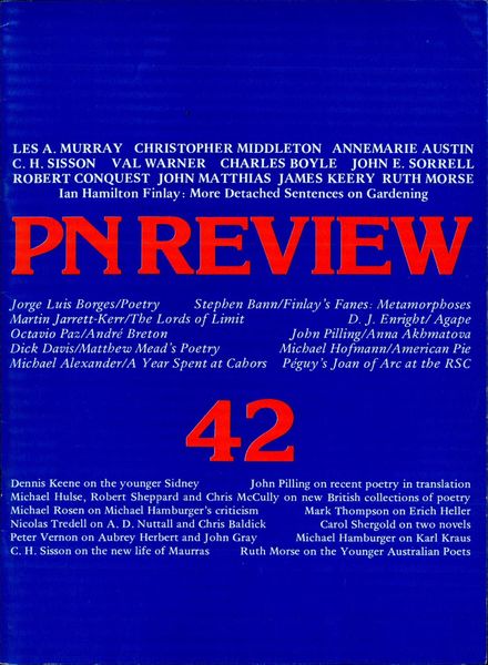 PN Review – March-April 1985