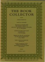 The Book Collector – Spring, 1973