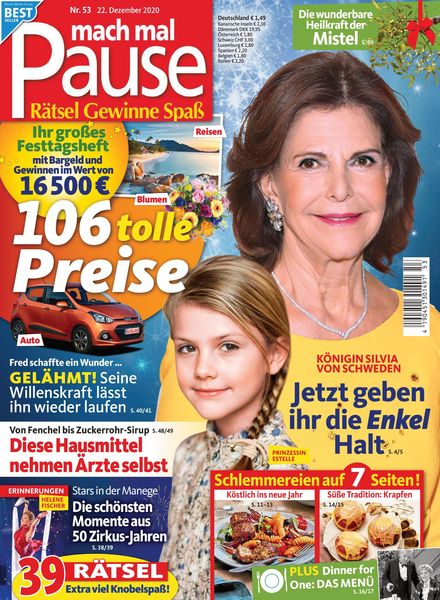 Mach mal Pause – 22 Dezember 2020