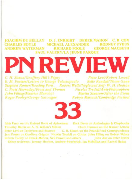 PN Review – September – October 1983