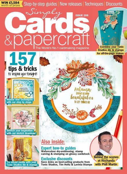Simply Cards & Papercraft – Issue 208 – August 2020