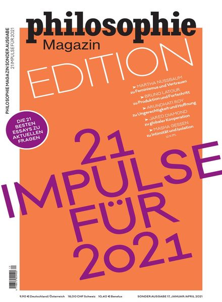 Philosophie Magazin Germany – Januar 2021