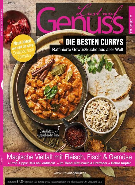 Lust auf Genuss – Januar 2021