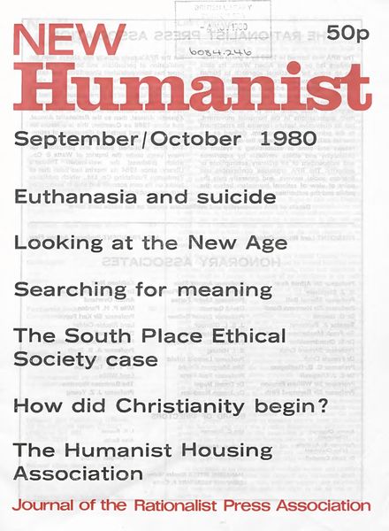 New Humanist – September-October 1980