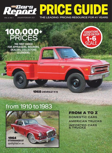 Old Cars Report Price Guide – January 2021