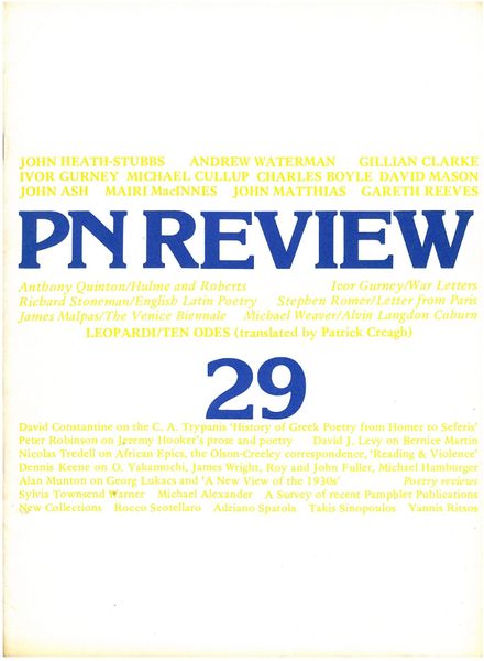 PN Review – January-February 1983