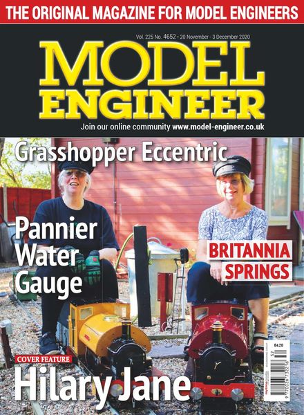 Model Engineer – Issue 4652 – 20 November 2020