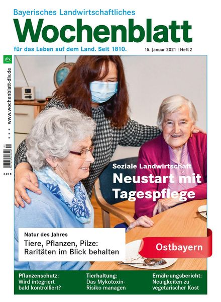 Bayerisches Landwirtschaftliches Wochenblatt Ostbayern – 14 Januar 2021