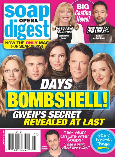 Soap Opera Digest – January 25, 2021