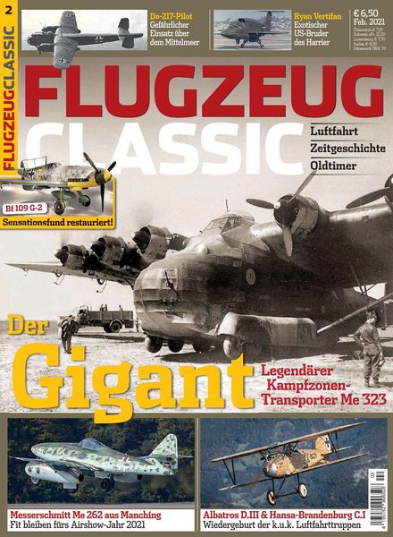 Flugzeug Classic – Februar 2021