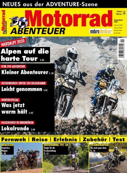 Motorrad Abenteuer – Januar-Februar 2021