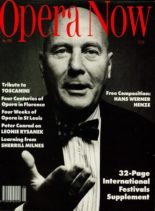 Opera Now – May 1990