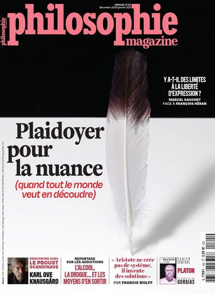 Philosophie Magazine France – Decembre 2020 – Janvier 2021