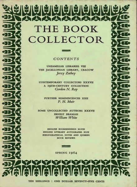 The Book Collector – Spring 1964