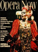 Opera Now – June 1989