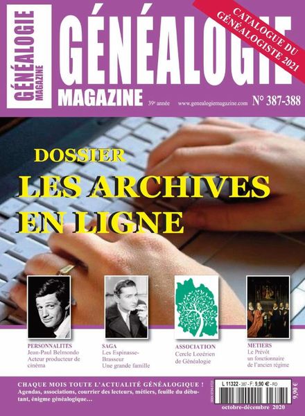 Genealogie – Octobre-Decembre 2020