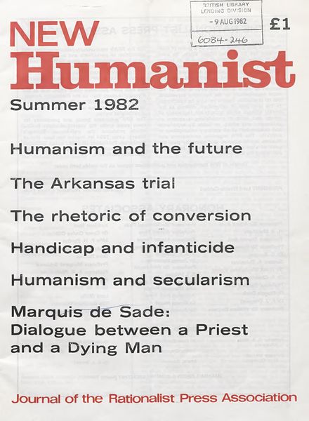 New Humanist – Summer 1982