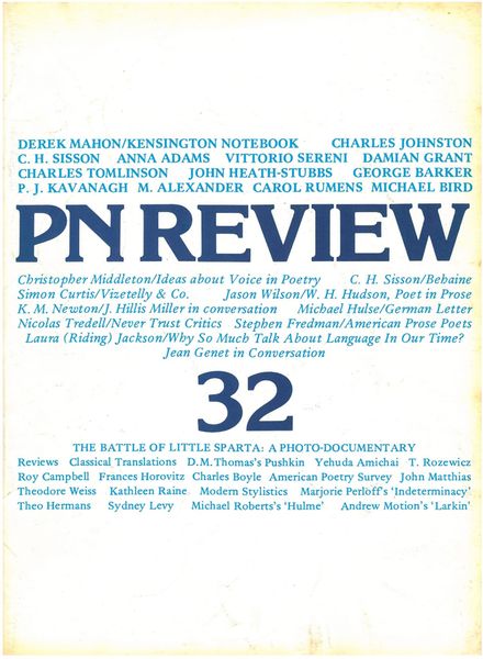 PN Review – July – August 1983