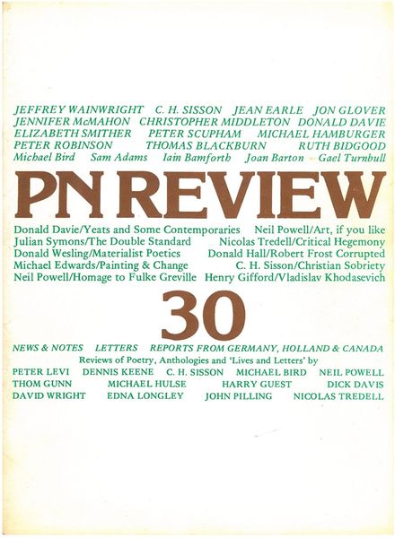PN Review – March-April 1983
