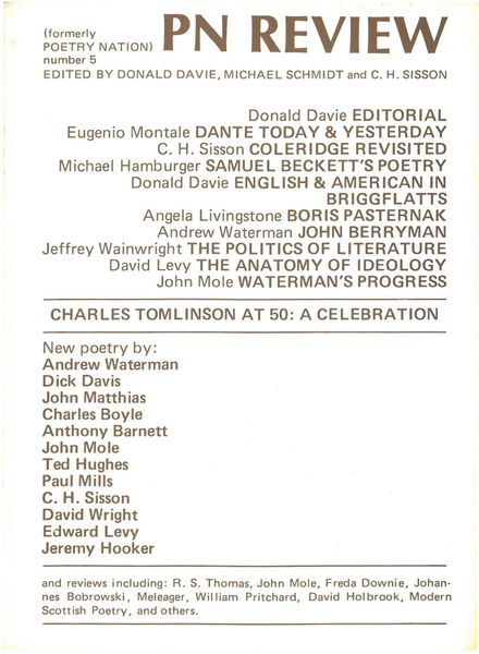 PN Review – October – December 1978