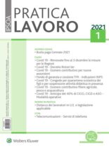 Pratica Lavoro – Gennaio 2021
