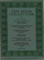 The Book Collector – Spring 1960