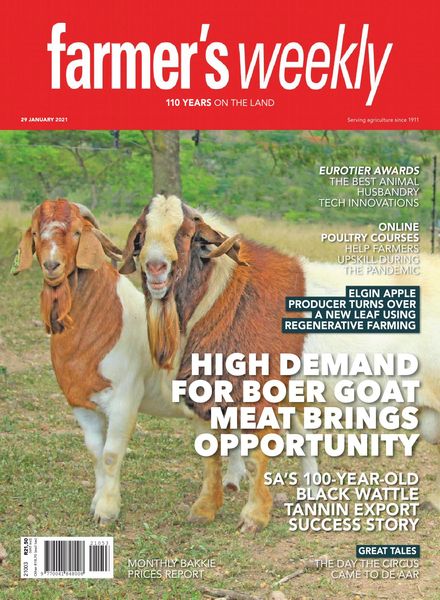 Farmer’s Weekly – 29 January 2021