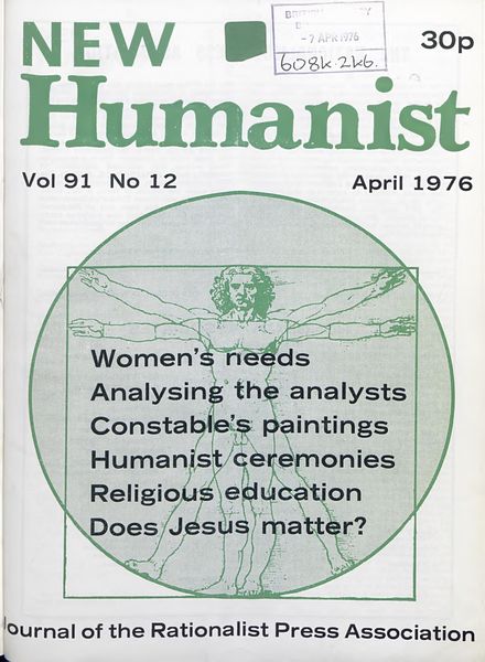 New Humanist – April 1976