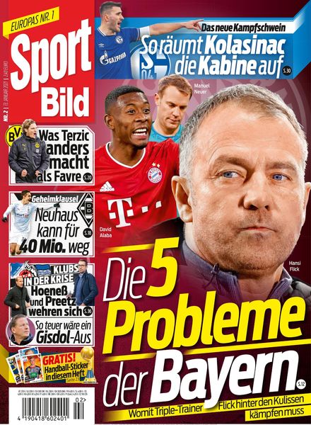SPORT BILD – 13 Januar 2021