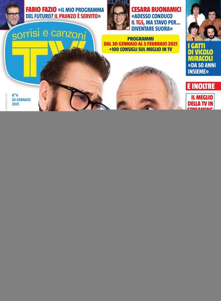 TV Sorrisi e Canzoni – 26 gennaio 2021