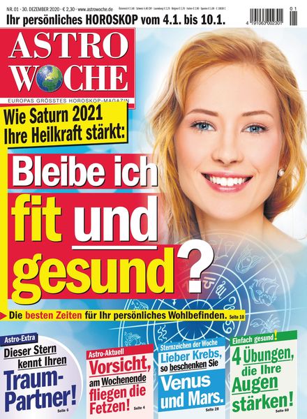 Astrowoche – 30 Dezember 2020