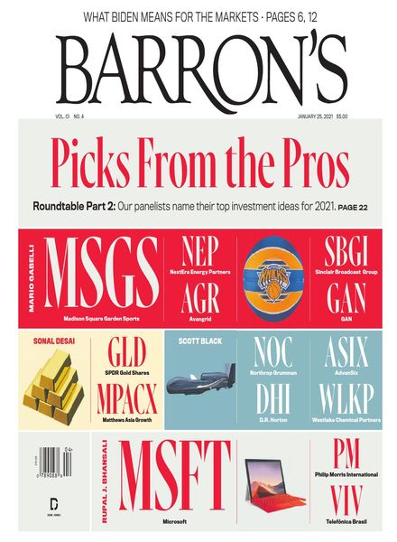Barron’s – 25 January 2021