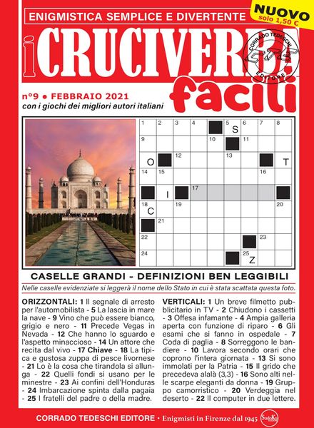 I Cruciverba Facili – febbraio 2021