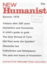 New Humanist – Summer 1978