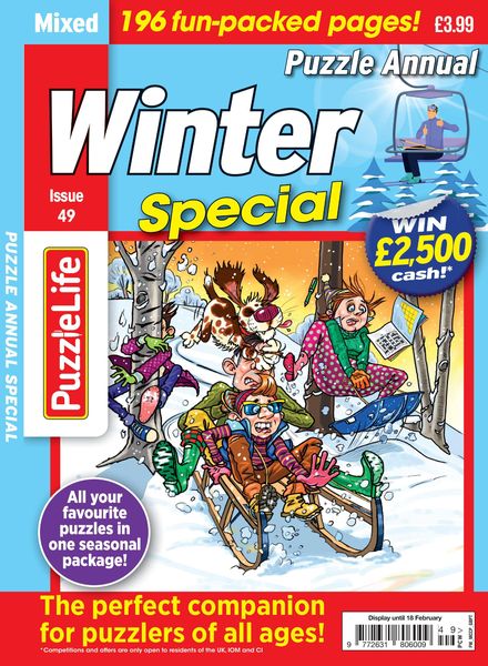 PuzzleLife Puzzle Annual Special – 14 January 2021