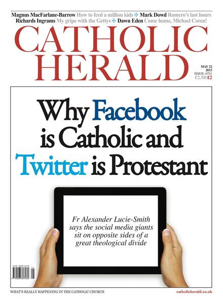 The Catholic Herald – 22 May 2015