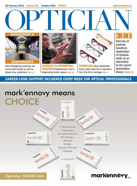 Optician – 26 February 2016